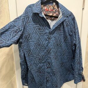 Robert Graham Multicolor Skull Lining Shirt